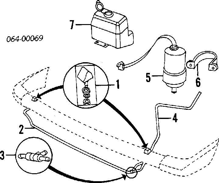  Tobera de agua regadora, lavado de faros, delantera para Land Rover Discovery 1 