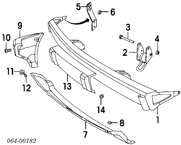  Parachoques delantero para Land Rover Discovery 2 