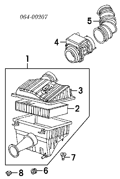 ESR1445 Rover filtro de aire