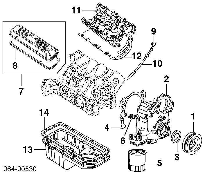  Anillo retén, cigüeñal frontal para Land Rover Range Rover 2 