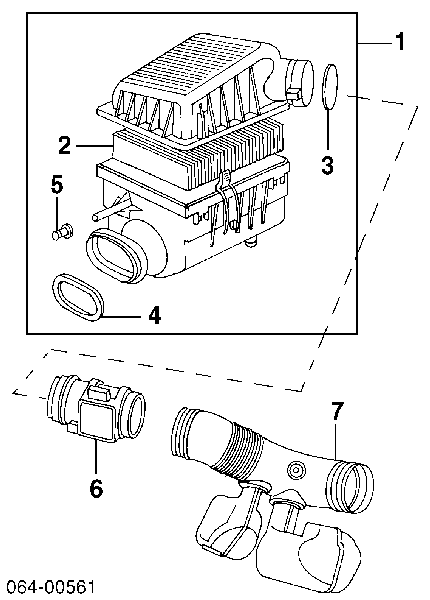 MHK100800 Rover sensor de flujo de aire/medidor de flujo (flujo de aire masibo)