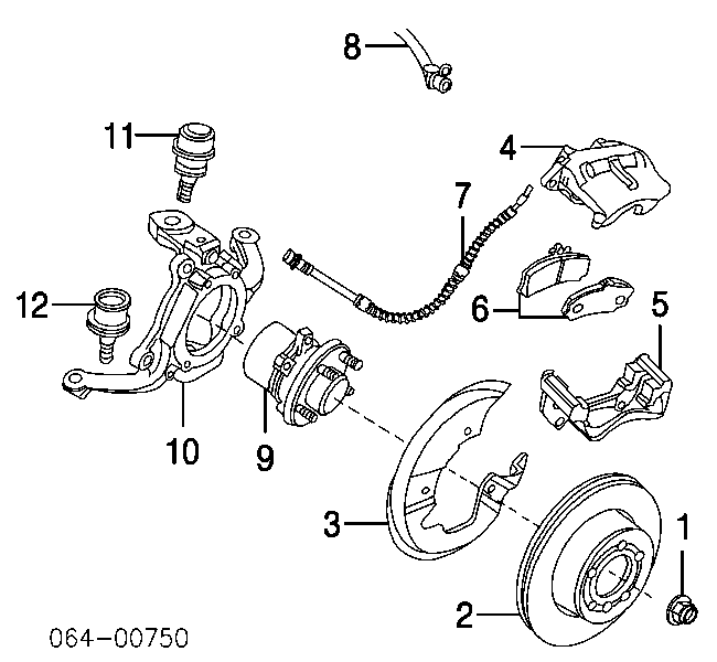 SFP100480 Land Rover pastillas de freno delanteras