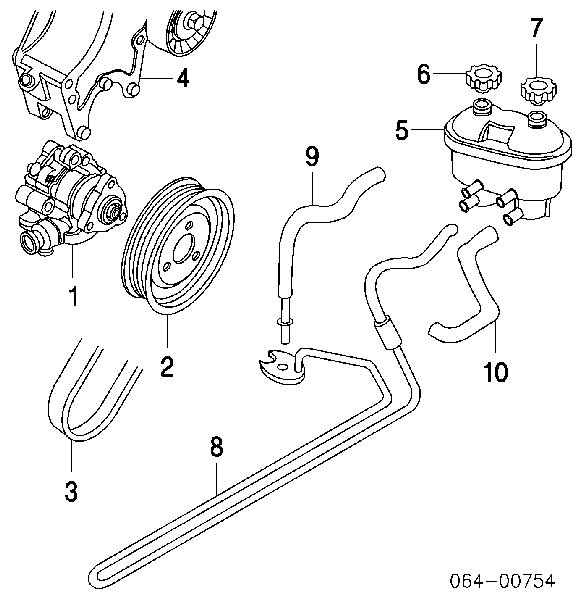  Tapa de depósito de bomba de dirección hidráulica para Land Rover Freelander 1 