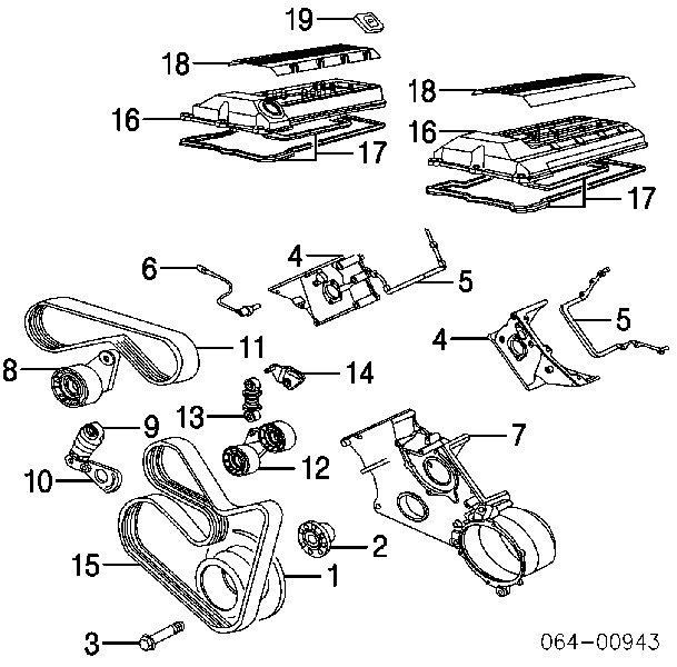 LVP000060 Land Rover junta, tapa de culata de cilindro izquierda