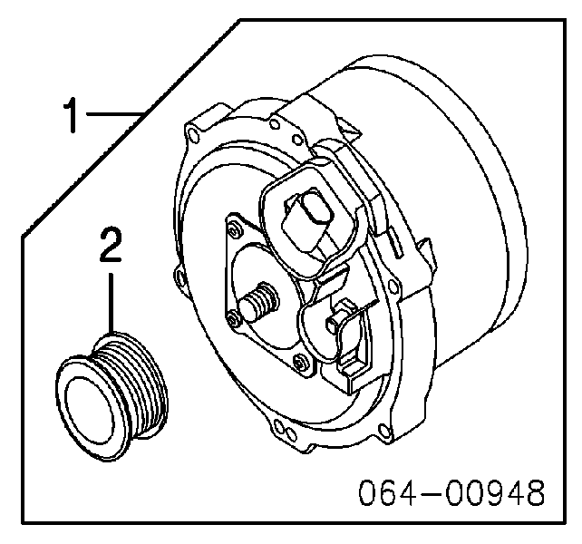 YLE000040 Land Rover alternador