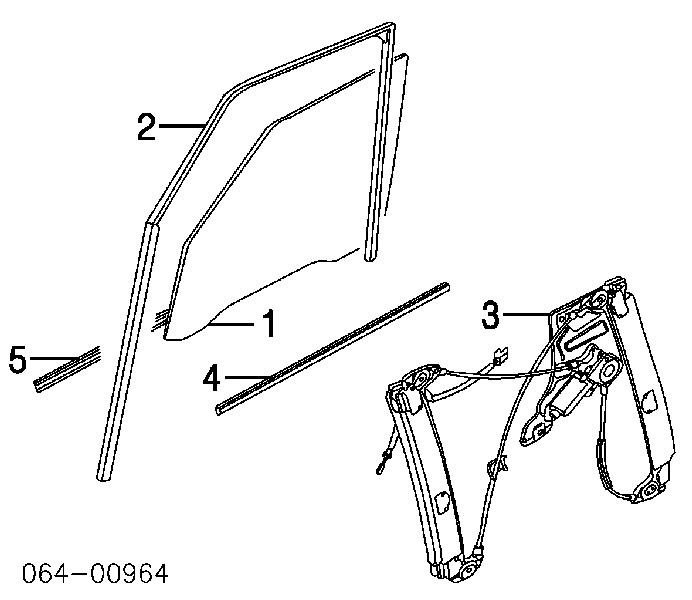  Mecanismo de elevalunas, puerta delantera izquierda para Land Rover Range Rover 3 