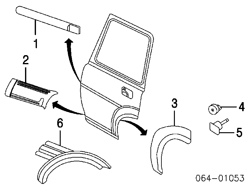 DYC101420 Land Rover clips fijación, revestimiento puerta