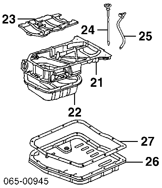 3510633040 Toyota cárter de aceite, caja automática