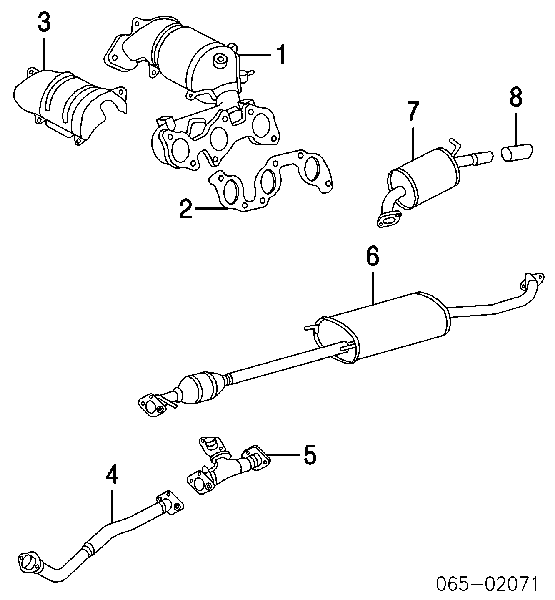 Silenciador posterior 4402 Polmostrow