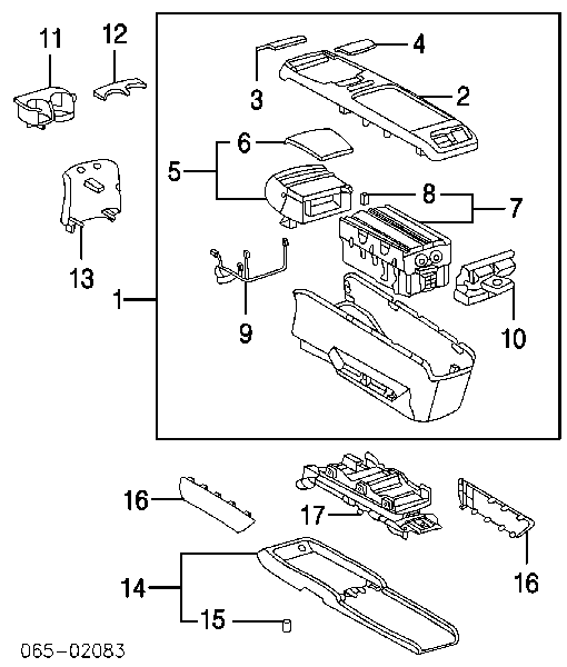  Luz de la guantera para Toyota Auris E15