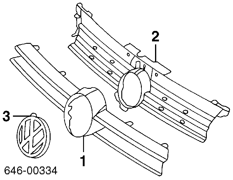 1J0853655F01C VAG panal de radiador