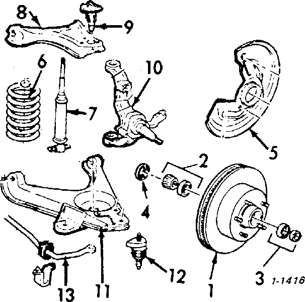 88947653 General Motors amortiguador delantero