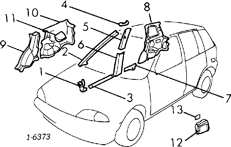 96067317 General Motors sensor de posición del cigüeñal