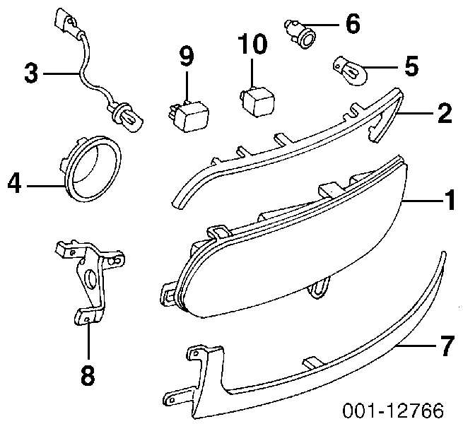 Relé, ventilador de habitáculo 90543014 Peugeot/Citroen