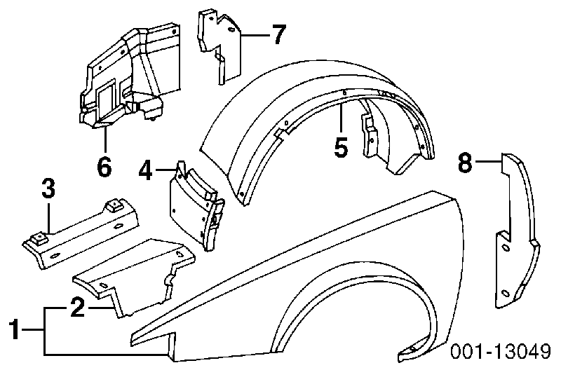 3637200 General Motors sensor abs delantero