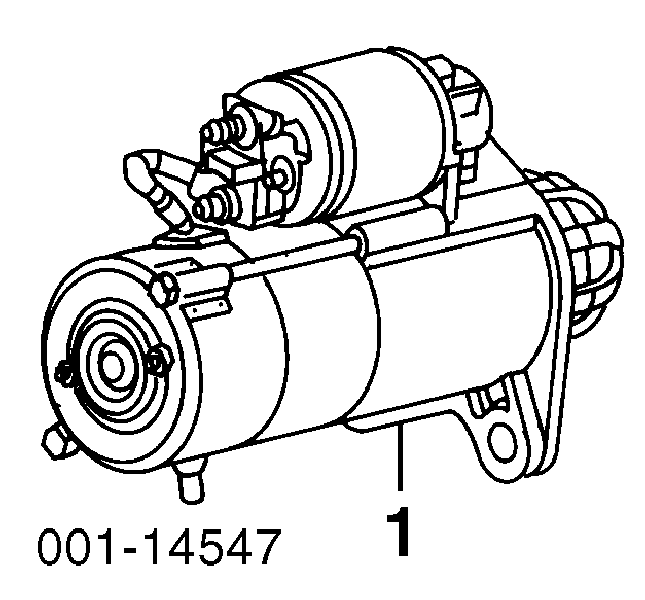 90542532 General Motors motor de arranque