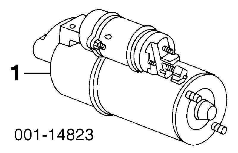 10465293 General Motors bendix, motor de arranque