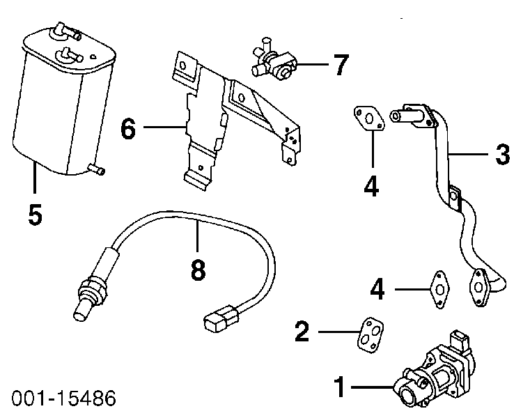 Sonda Lambda Sensor De Oxigeno Post Catalizador ES2007312B1 Delphi