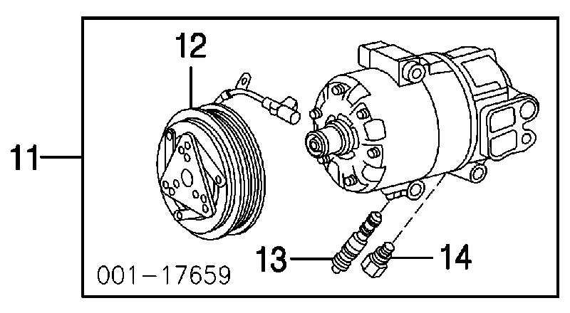 Valvula De Expansion De Alta Presion 88972205 Peugeot/Citroen