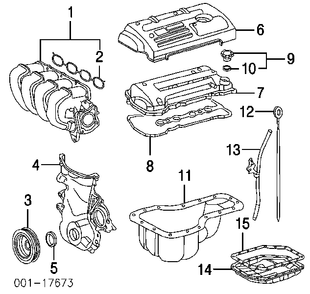 94858984 General Motors cárter de aceite