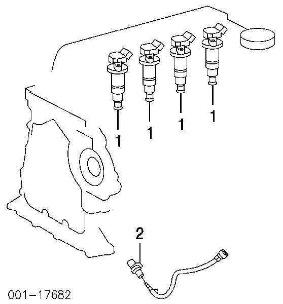 94859444 General Motors sensor de posición del cigüeñal