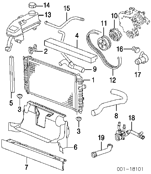 Tapón de expansión de refrigerante/anticongelante 15075118 GM/Chevrolet