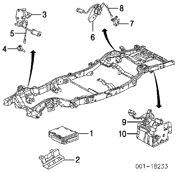 Bomba de compresor de suspensión neumática 22941806 GM/Chevrolet