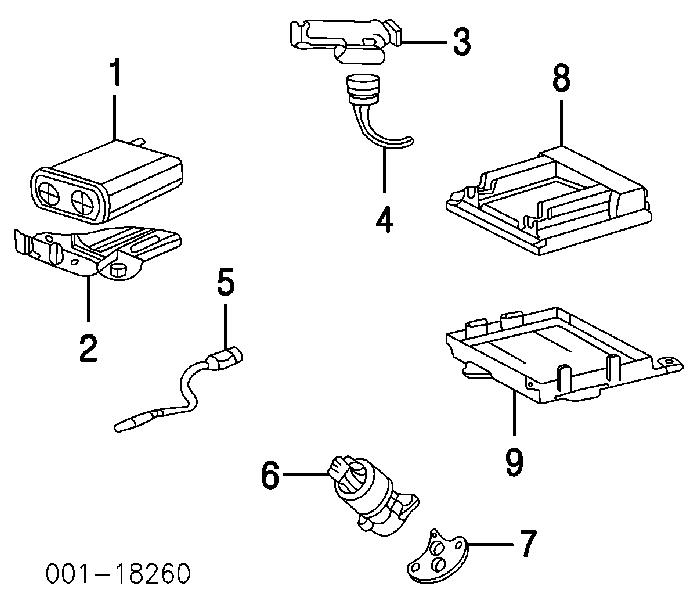 25312188 General Motors sonda lambda