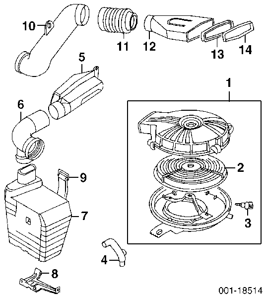 91173334 General Motors sensor, temperatura del aire de admisión