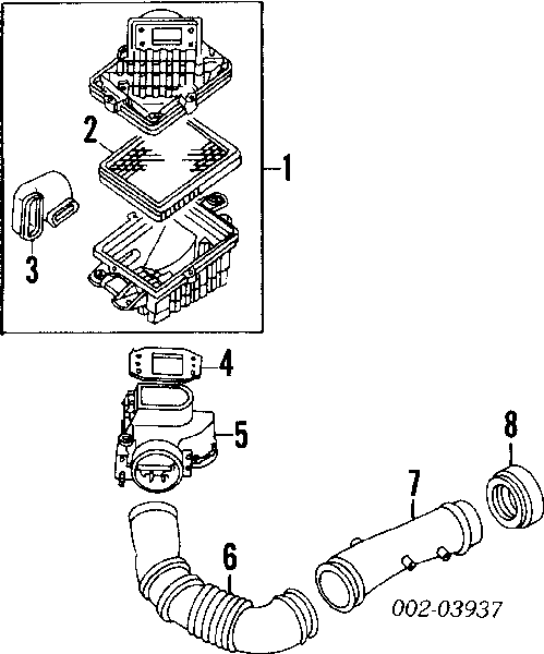 E9BZ9601A Ford filtro de aire