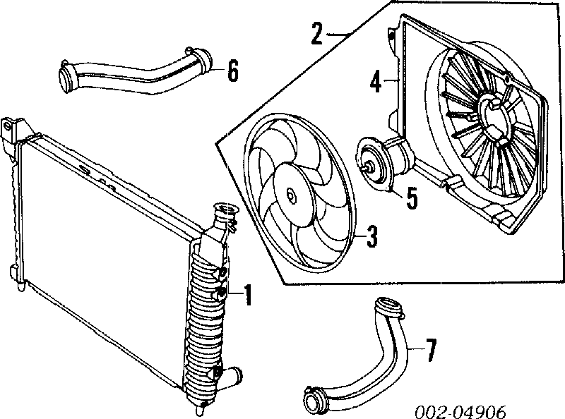 F4DZ8620A Ford correa trapezoidal