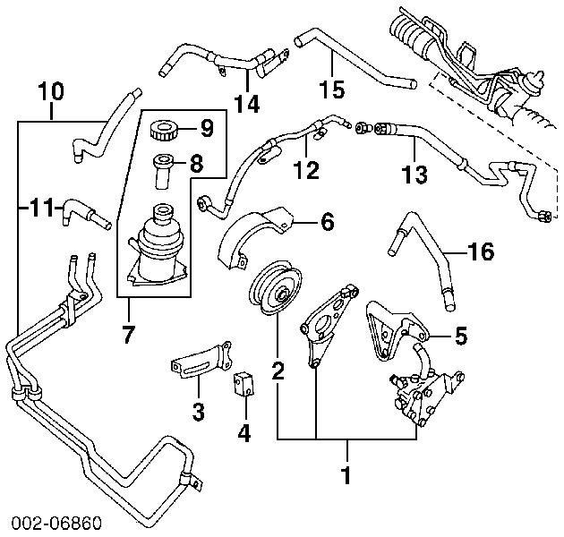 F32Z8620A Ford correa trapezoidal