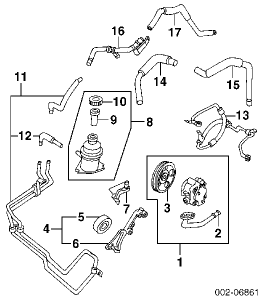 F32Z8620K Ford correa trapezoidal