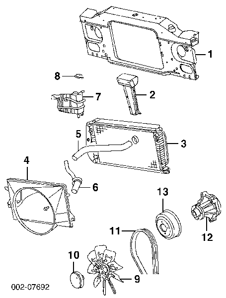 F75Z8620BA Ford correa trapezoidal