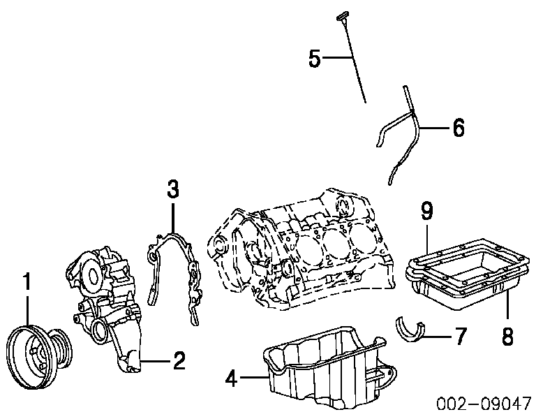  Junta, cárter de aceite para Ford Windstar 