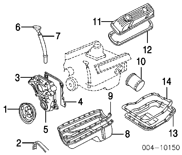  Junta, cárter de distribución para Jeep Wrangler JL