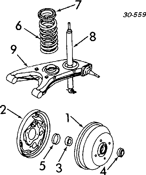 Freno de tambor trasero 14330110 Brembo