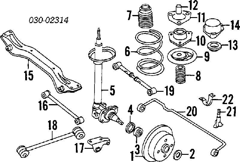  Tubo flexible de frenos delantero derecho para Nissan Bluebird U11