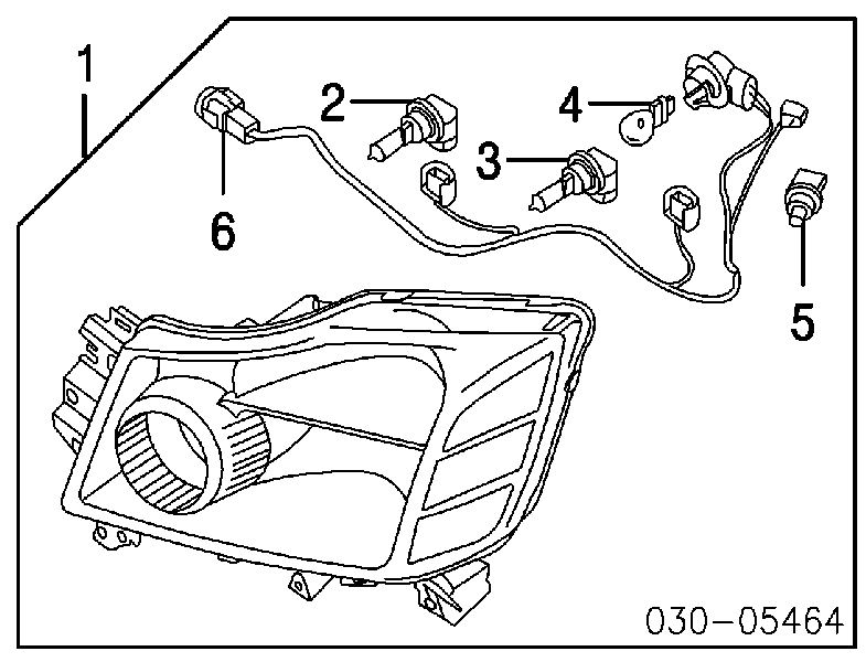 262967S001 Nissan bombilla halógena