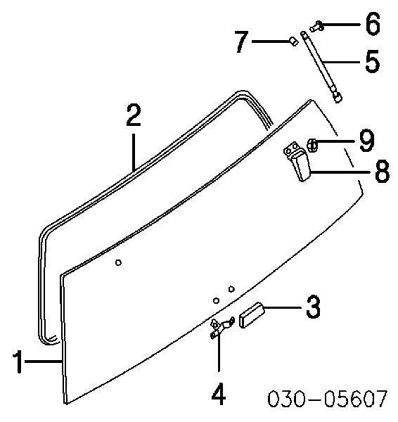  Manivela elevalunas puerta trasera para Nissan Pathfinder R51