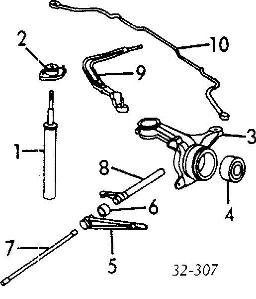 45210SA0772 Honda pinza de freno trasera izquierda