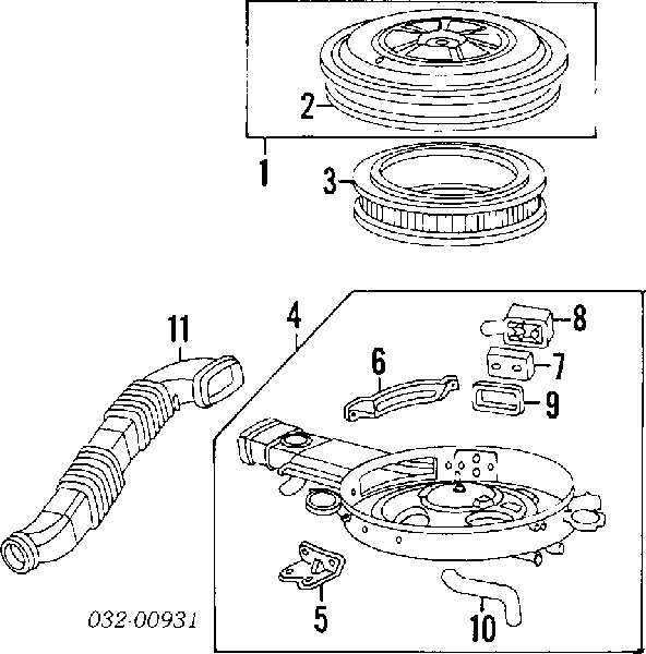 17232PD2305 Honda filtro de aire