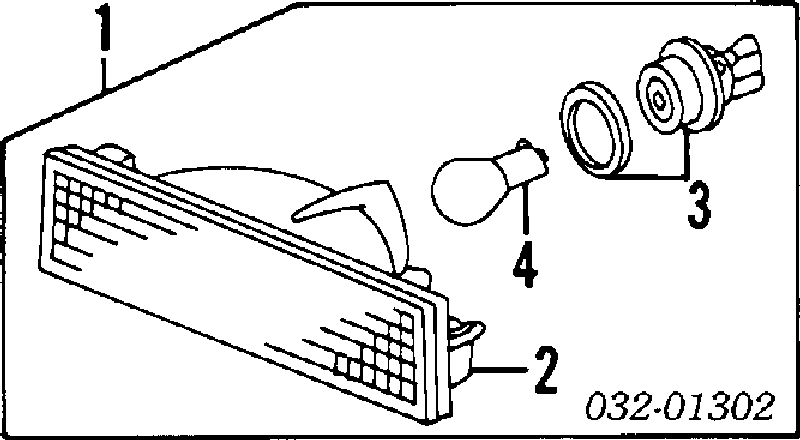  Luz de gálibo derecha para Honda Accord 3 