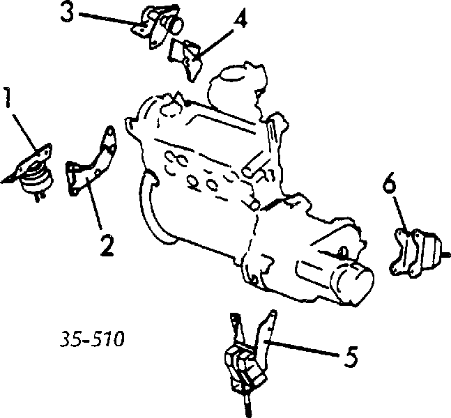 G03239050B Mazda soporte motor delantero