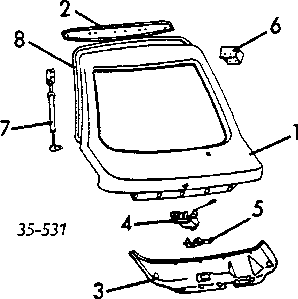 G04467330 Mazda limpiaparabrisas de luna delantera copiloto