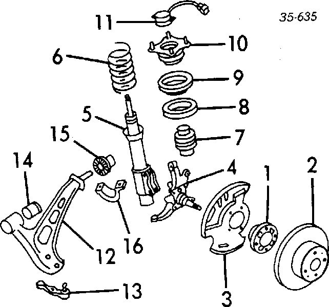 FB0533251 Mazda freno de disco delantero