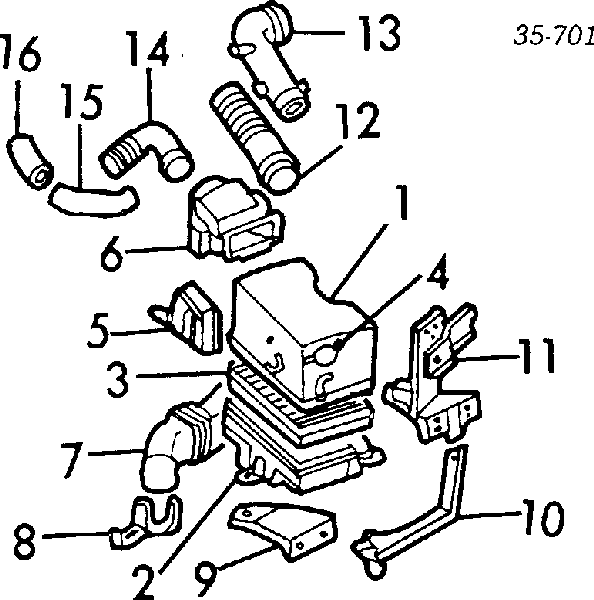 FEH113210A Mazda sensor de flujo de aire/medidor de flujo (flujo de aire masibo)