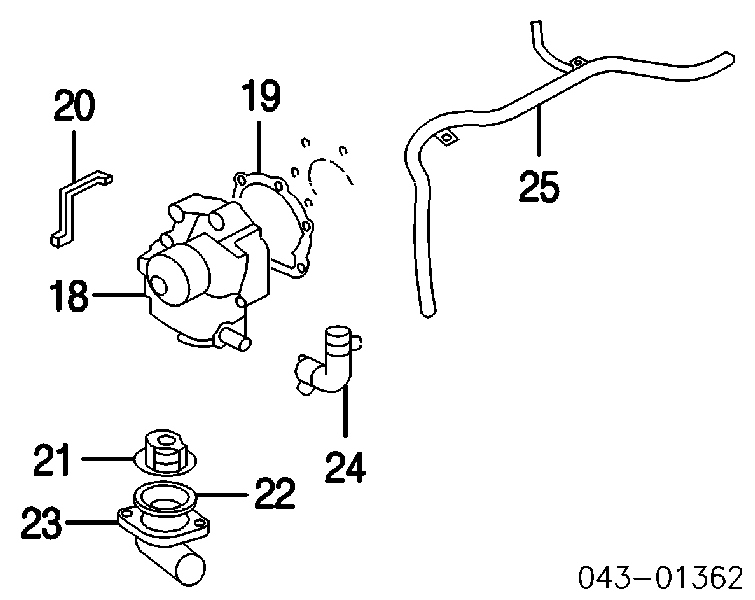 21200AA072 Subaru termostato, refrigerante