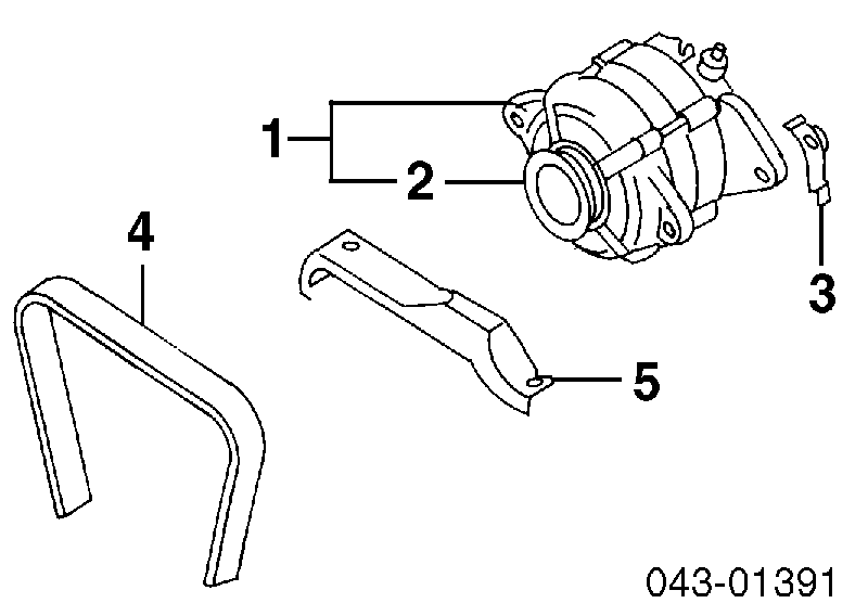 23700AA37AR1 Subaru alternador