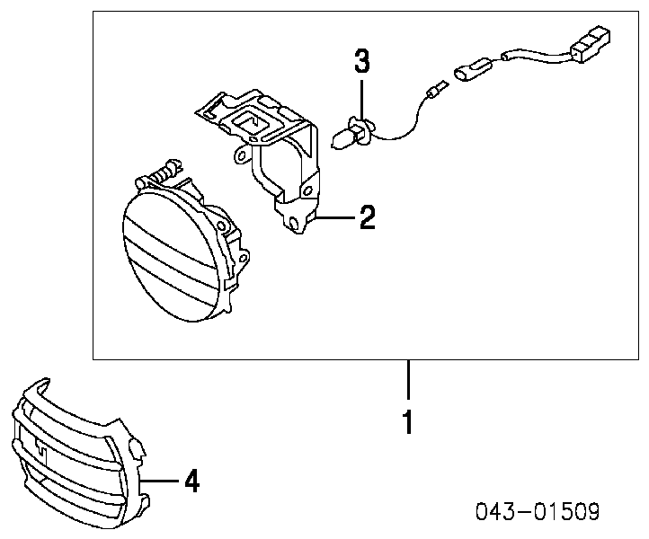 84920PA010 Subaru bombilla halógena